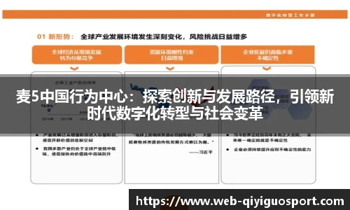 麦5中国行为中心：探索创新与发展路径，引领新时代数字化转型与社会变革